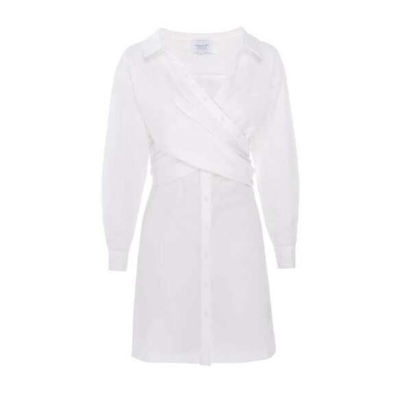 Anthropologie Hackney Shirt Dress Mini Midi Coastal Beach Quiet Luxury Old Money - Picture 10 of 11